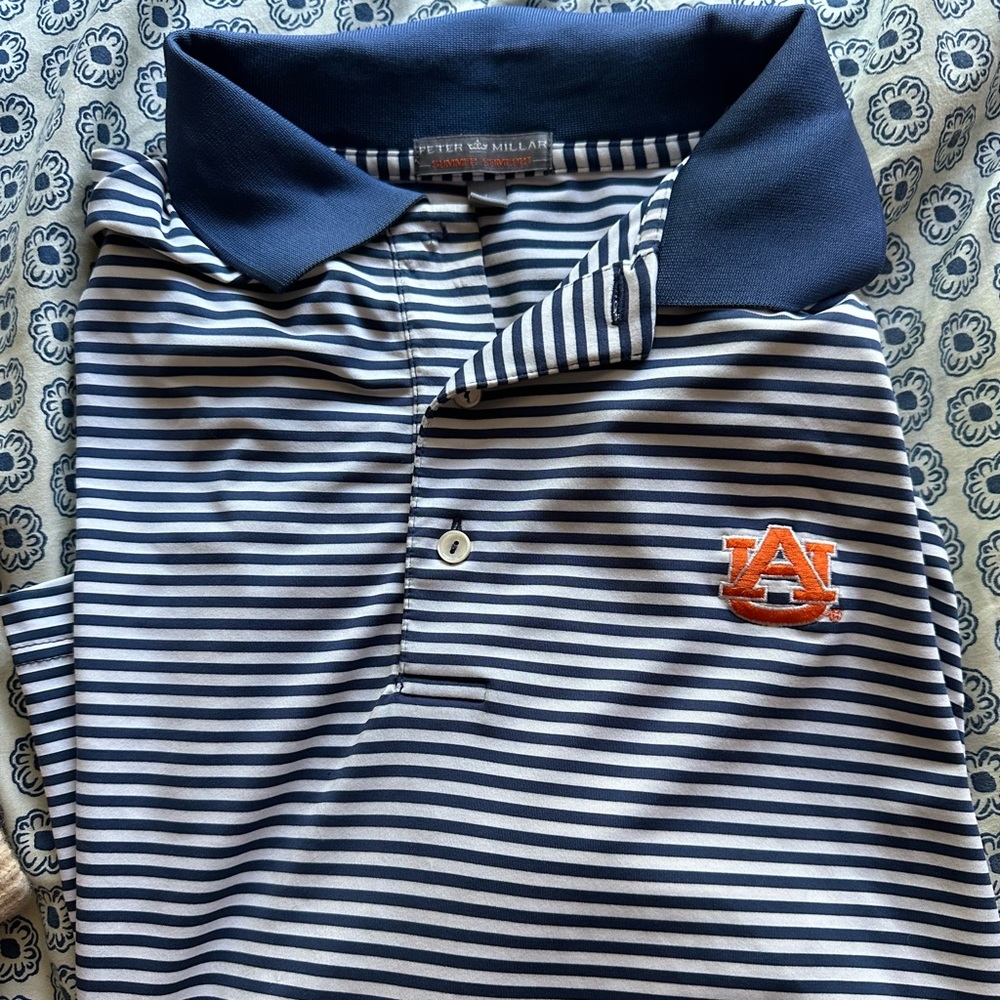 Men’s large Peter millar auburn shirt